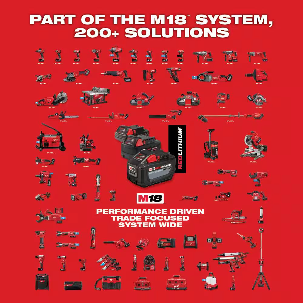 M18 FUEL Brushless Cordless 21 In. Walk behind Dual Battery Self-Propelled Mower W/(2)12Ah Batteries & Replacement Blade