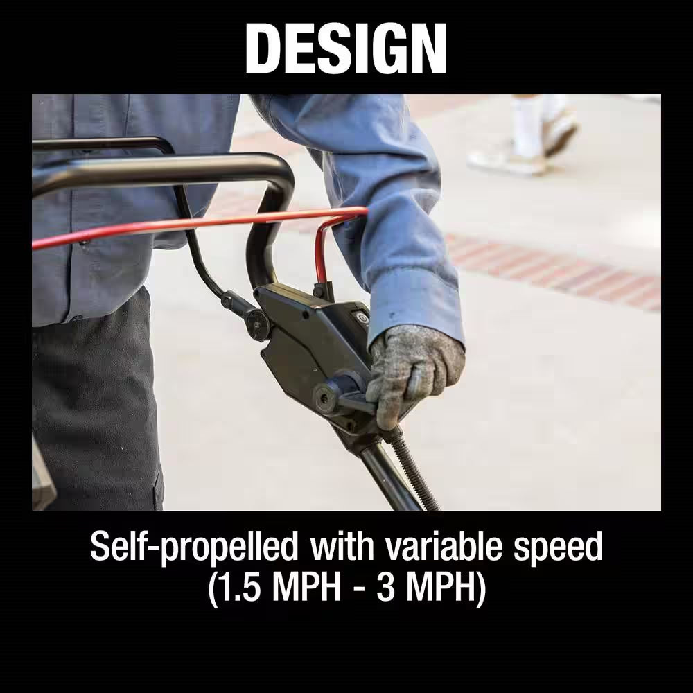 21 In. 36V Connectx Brushless Electric Walk behind Commercial Self-Propelled Lawn Mower (Tool Only)