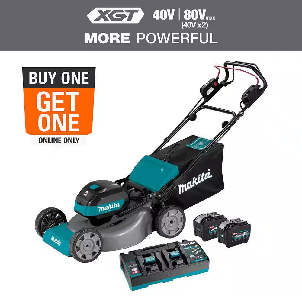 40V Max XGT Brushless Cordless 21 In. Walk behind Self-Propelled Commercial Lawn Mower Kit (8.0Ah)