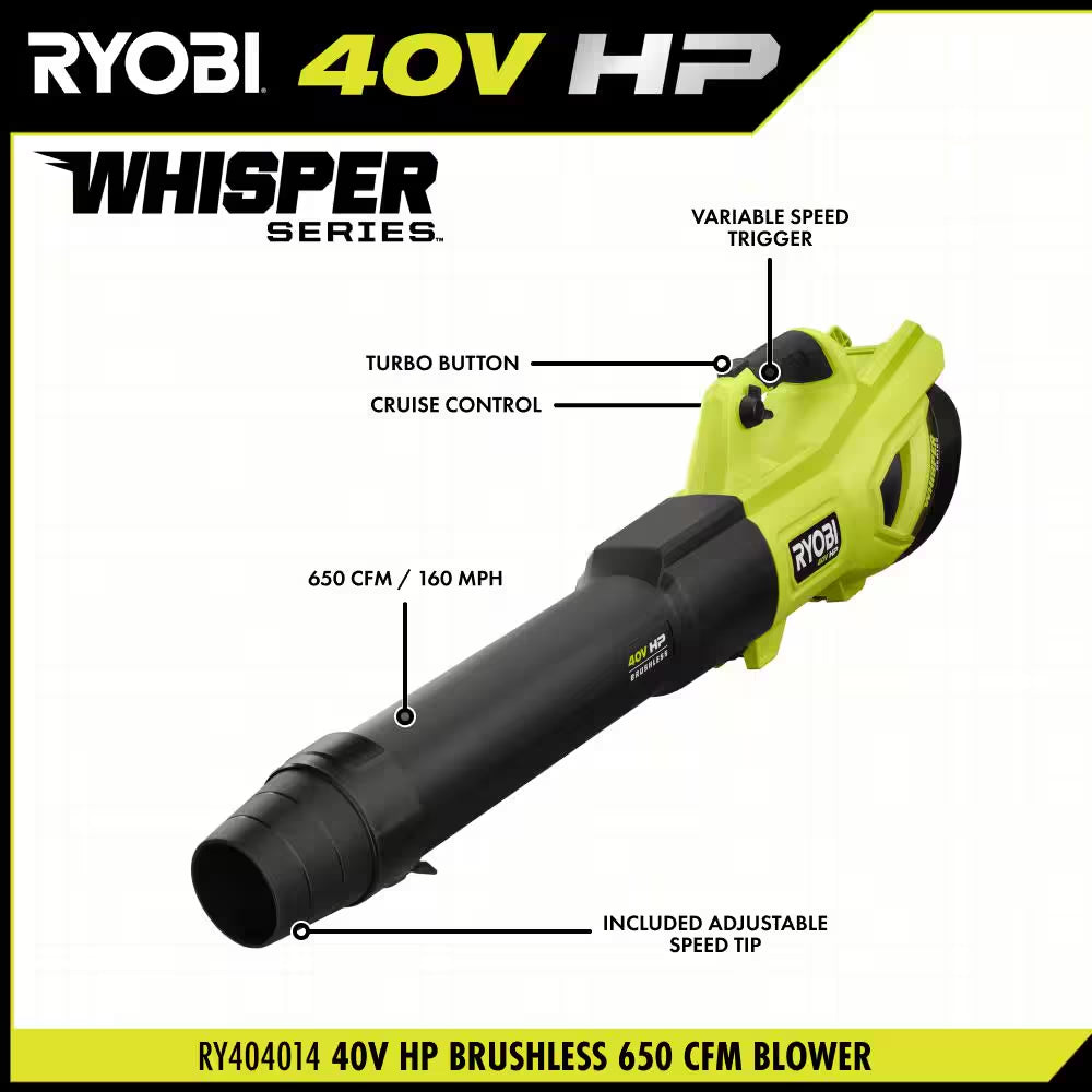 40V HP Brushless 21 In. Cordless Multi-Blade Self-Propelled Mower, Blower & Trimmer W/ (3) Batteries & (2) Chargers