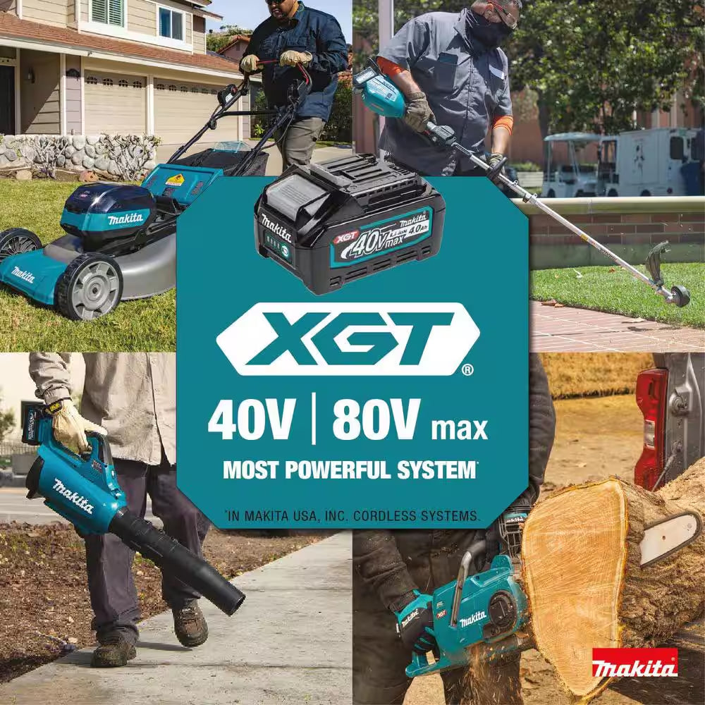 40V Max XGT Brushless 21 In. Walk behind Self-Propelled Mower Kit (4.0Ah) with XGT Brushless String Trimmer Kit (4.0 Ah)