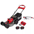 M18 FUEL Brushless Cordless 21 In. Walk behind Dual Battery Self-Propelled Mower W/(2) 12Ah Batteries & Safety Glasses