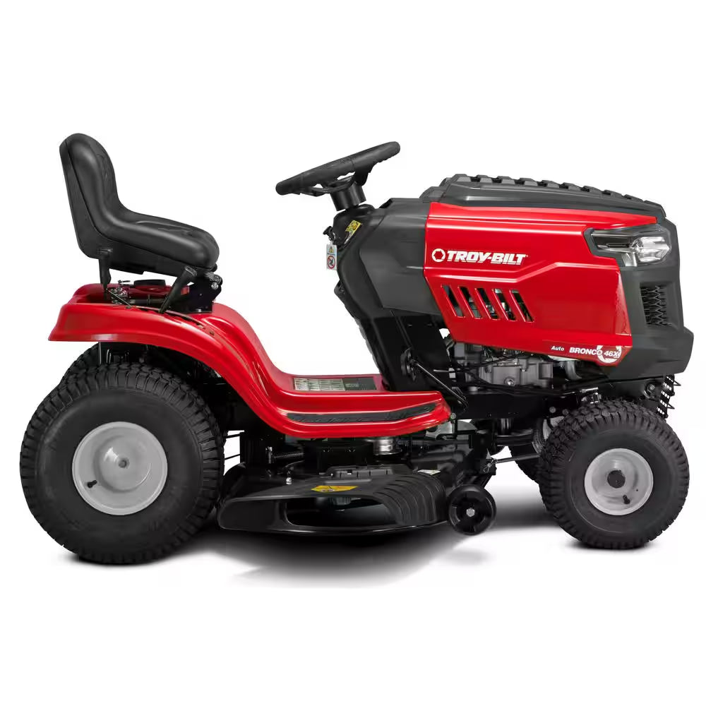 Bronco 46 In. 547Cc Engine Automatic Drive Gas Riding Lawn Mower