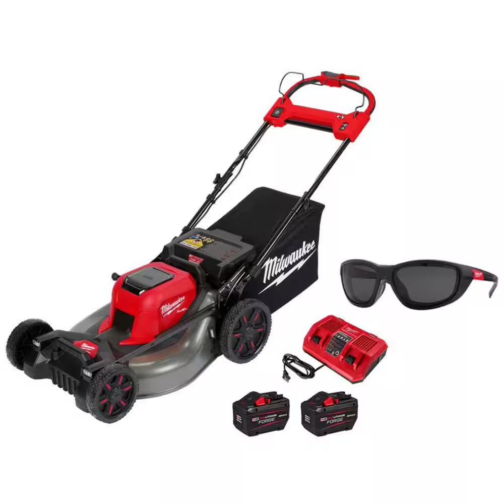 M18 FUEL Brushless Cordless 21 In. Walk behind Dual Battery Self-Propelled Mower W/(2)12Ah Batteries & Polarized Glasses