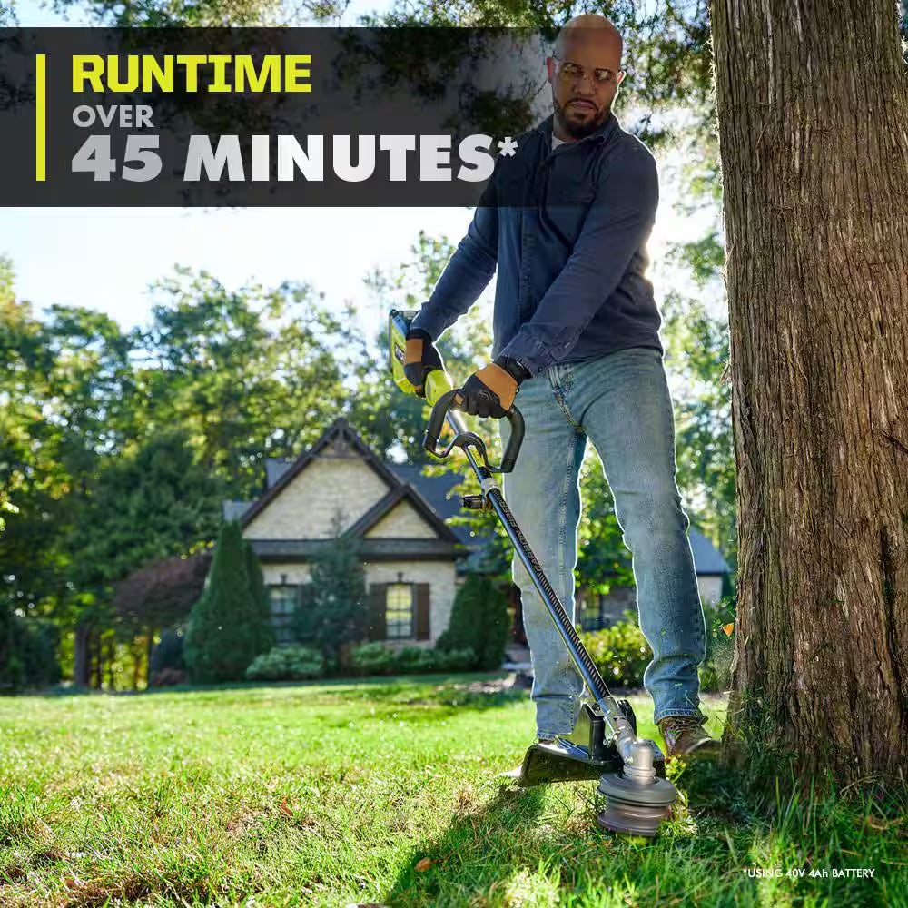 40V HP 21" Brushless Walk behind Self-Propelled Mower, String Trimmer, Edger & Hedge Trimmer-(3) Batteries (2) Chargers