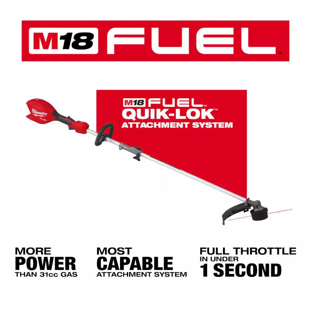 M18 FUEL 18V 21 In. Brushless Cordless Dual Battery Self-Propelled Mower W/ String Trimmer, (2) Batteries, Charger