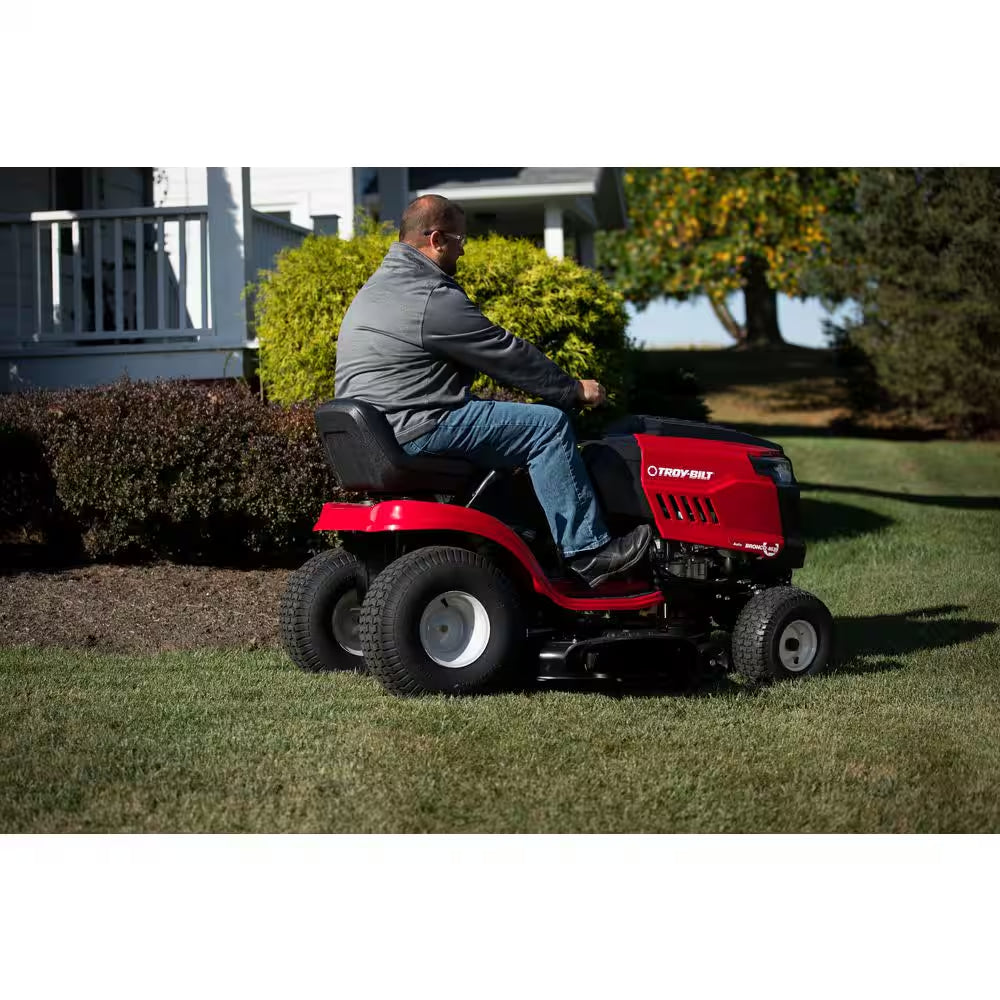 Bronco 46 In. 547Cc Engine Automatic Drive Gas Riding Lawn Mower