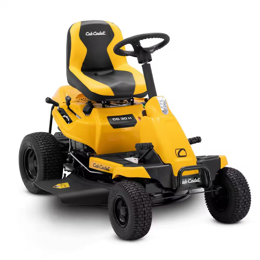 30 In. 10.5 HP Briggs & Stratton Engine Hydrostatic Drive Gas Rear Engine Riding Mower with Mulch Kit Included