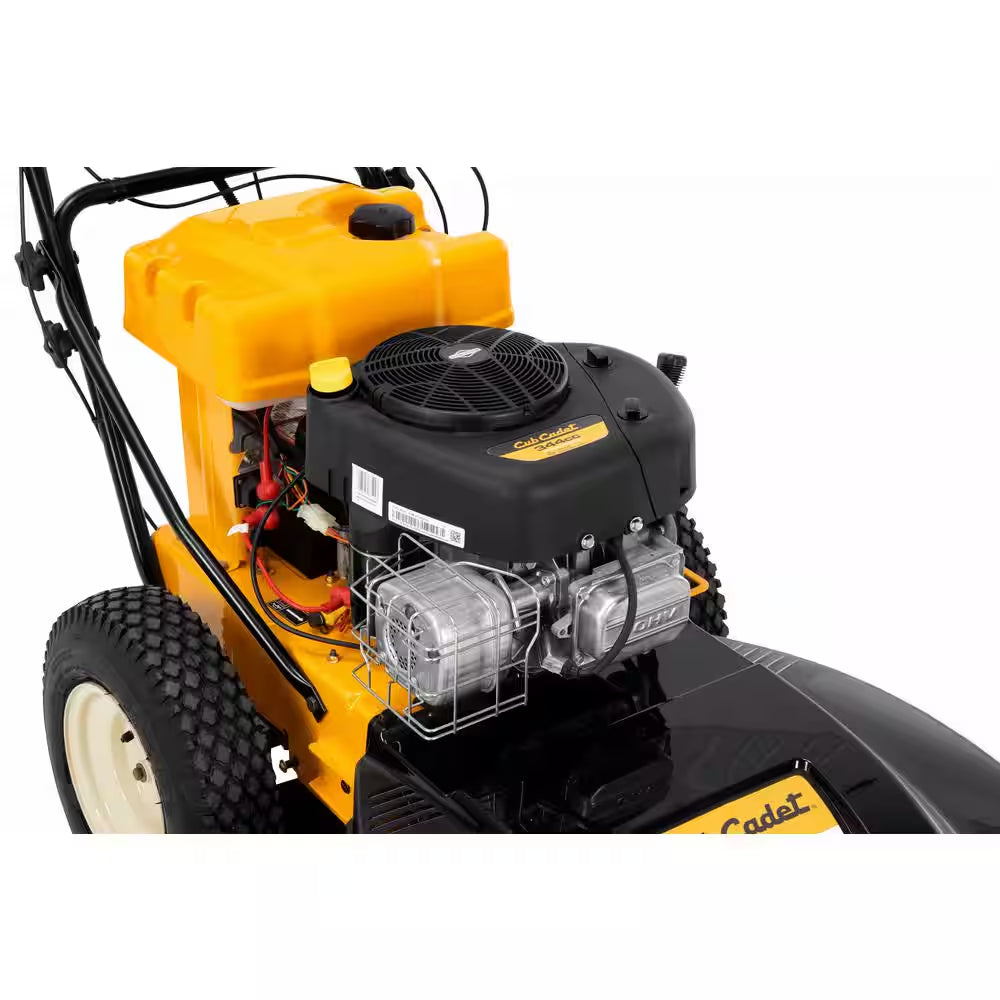 33 In. 10.5 HP Briggs and Stratton Electric Start Gas Engine Wide Area Walk behind Self Propelled Lawn Mower