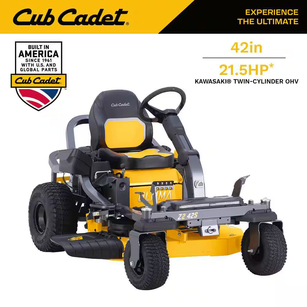 Ultima Z2 54In. Fabricated Deck 23HP V-Twin Kawasaki FR Series Engine Dual Hydro Drive Gas Zero Turn Riding Lawn Mower