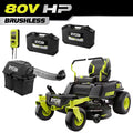 80V HP Brushless 42" Battery Electric Cordless Zero Turn Riding Mower W/ Bagging Kit, (2) 14.0 Ah Batteries and Charger