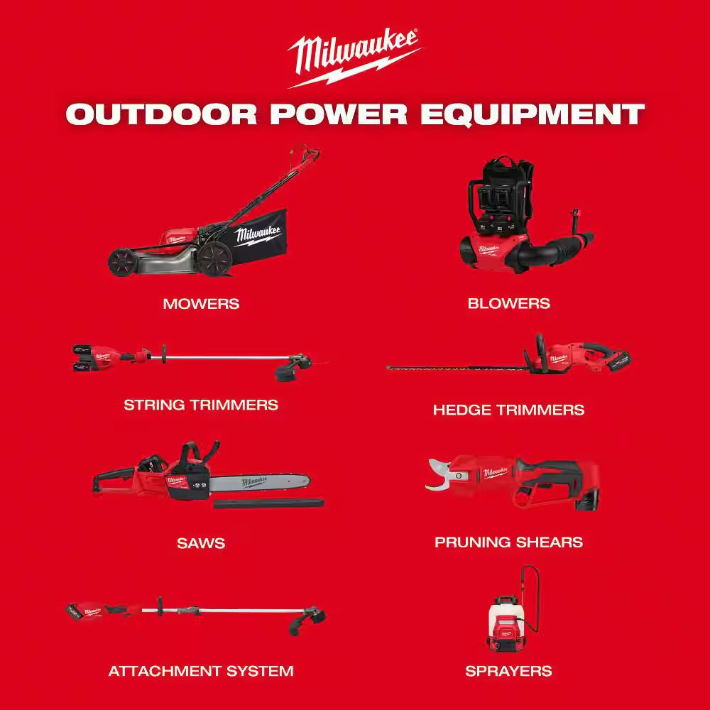M18 FUEL Brushless Cordless 21 In. Walk behind Dual Battery Self-Propelled Mower W/(2) 12.0Ah FORGE Battery and Charger