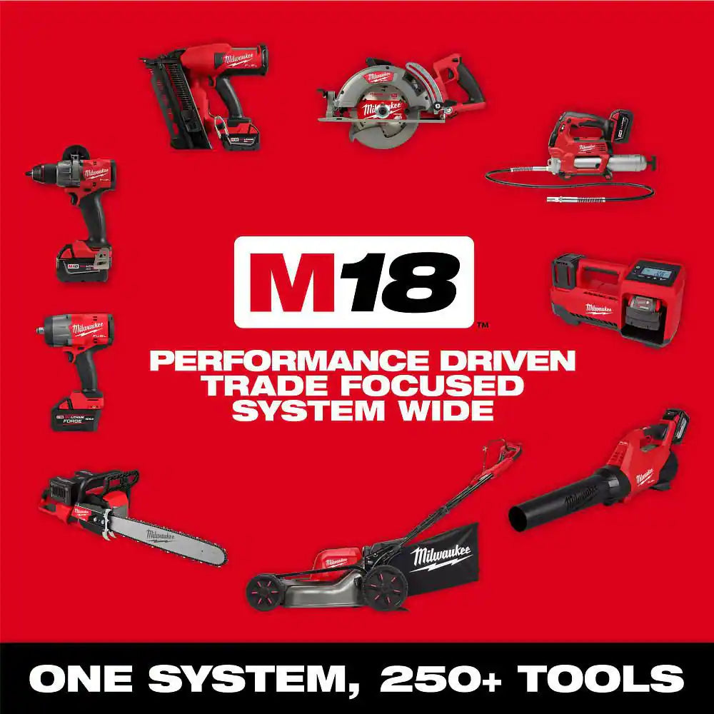 M18 FUEL Brushless Cordless 21 in Dual Battery SP Mower W/ String Trimmer, Hedge Trimmer, Top Handle Chainsaw, Chainsaw