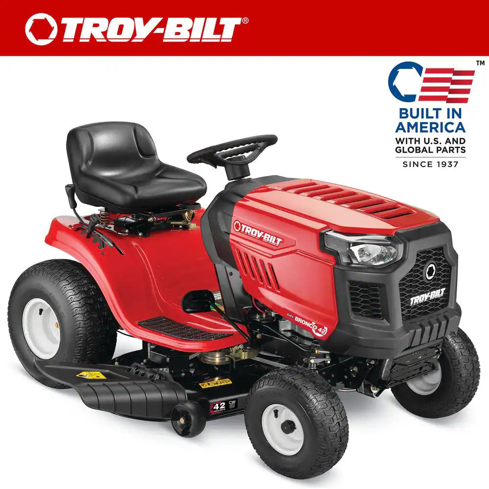 Bronco 46 In. 547Cc Engine Automatic Drive Gas Riding Lawn Mower