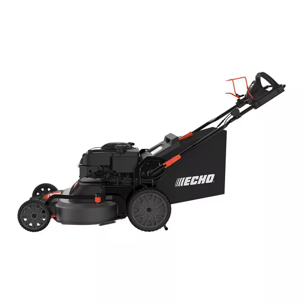 30 In. 223 CC Briggs and Stratton Gas 3-In-1 Dual Twin Blade RWD Self-Propelled Wide Area Lawn Mower with Readystart