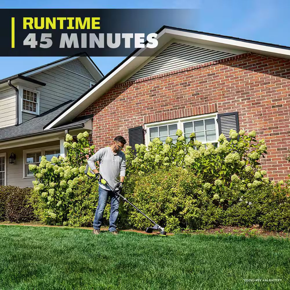 40V HP Brushless 21" Cordless Walk behind Multi-Blade Self-Propelled Mower W/ String Trimmer, Batteries & Charger