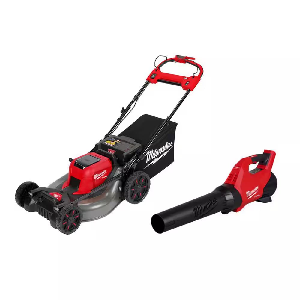 M18 FUEL Brushless Cordless 21 In. Walk behind Dual Battery Self-Propelled Mower W/(2) 12.0Ah FORGE Battery and Charger