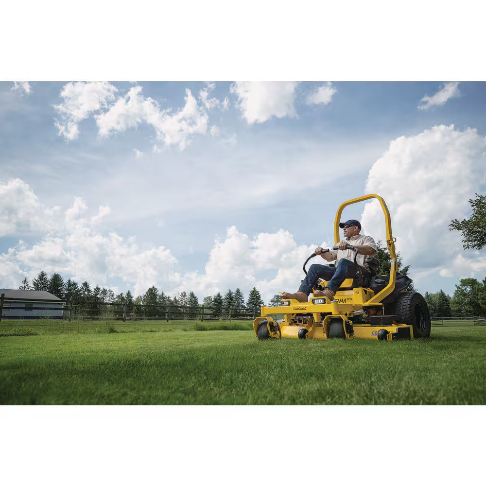 Ultima ZTX5 60 In. Fab Deck 24 HP V-Twin Kawasaki Zero Turn Mower with Roll over Protection and Front Wheel Suspension