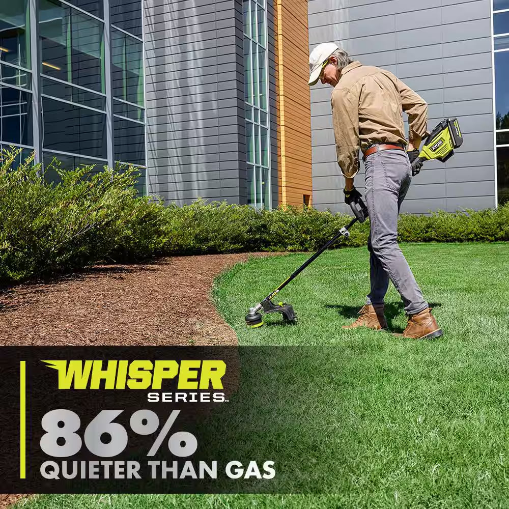 40V HP Brushless 21" Cordless Walk behind Multi-Blade Self-Propelled Mower W/ String Trimmer, Batteries & Charger