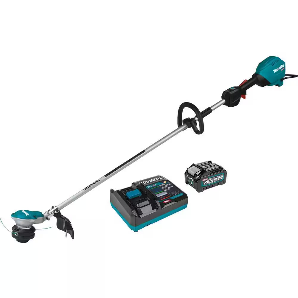 40V Max XGT Brushless 21 In. Walk behind Self-Propelled Mower Kit (4.0Ah) with XGT Brushless String Trimmer Kit (4.0 Ah)