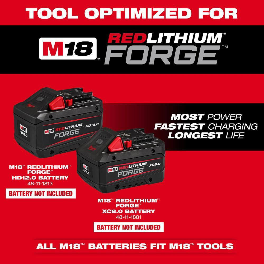 M18 FUEL Brushless Cordless 21 in Dual Battery Self-Propelled Mower W/ Hedge Trimmer, String Trimmer, FORGE Starter Kit