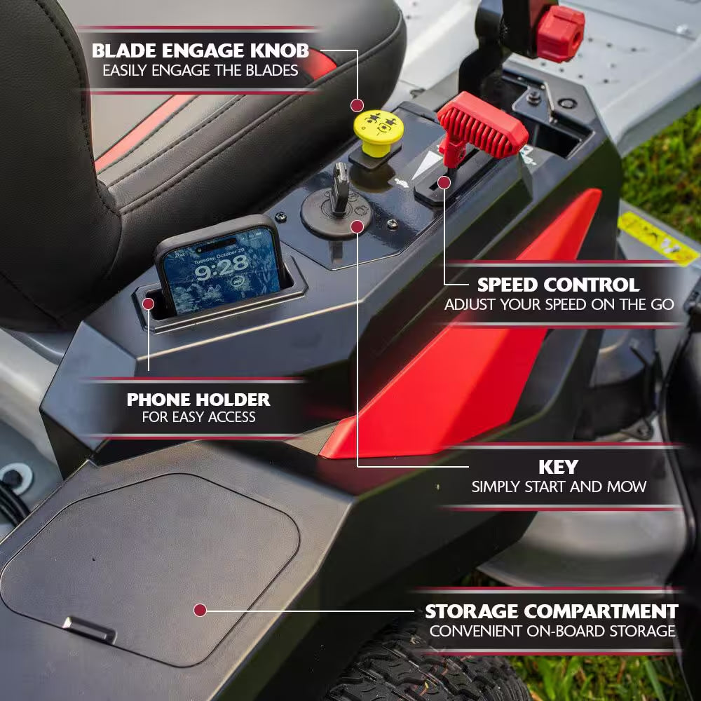 Cruz XD 50 In. 22.0 HP 724Cc Exi2200 Series Briggs and Stratton Engine Dual Hydrostatic Drive Gas Zero Turn Mower