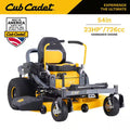Ultima Z2 54In. Fabricated Deck 23HP V-Twin Kawasaki FR Series Engine Dual Hydro Drive Gas Zero Turn Riding Lawn Mower