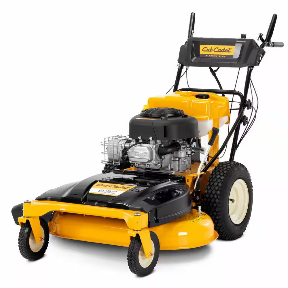 33 In. 10.5 HP Briggs and Stratton Electric Start Gas Engine Wide Area Walk behind Self Propelled Lawn Mower