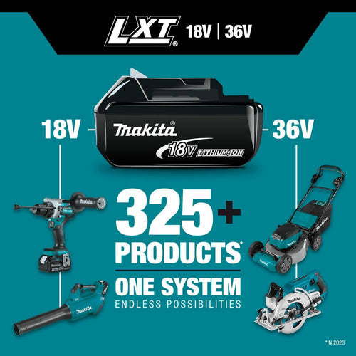 18V X2 (36V) LXT Cordless 21 In. Self-Propelled Commercial Lawn Mower, 4 Batteries (5.0Ah) & 13 In. String Trimmer