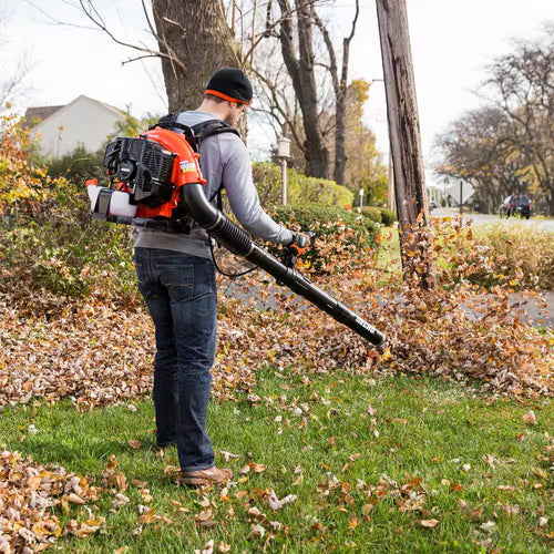 21 In. 190 Cc Briggs and Stratton Gas 3-In-1 Dual Blade RWD Self-Propelled Lawn Mower, 58.2 Cc Gas Backpack Blower Kit