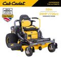 Ultima Z3 54In. Fabricated Deck 24HP V-Twin Kawasaki FR Series Engine Gas Zero Turn Lawn Mower W/Front Wheel Suspension