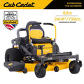 Ultima Z2 60In. Fabricated Deck 24HP V-Twin Kawasaki FR Series Engine Dual Hydro Drive Gas Zero Turn Riding Lawn Mower
